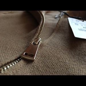 Zara Knit collection turtle neck brn sweater small